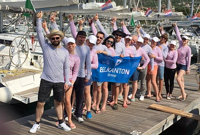 «Belkanton Group» team at the International Sailing Regatta Week